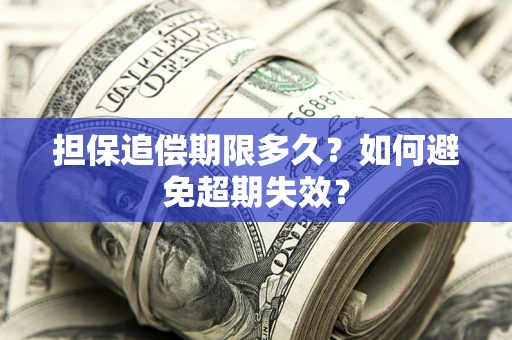 济南担保追偿期限多久？如何避免超期失效？