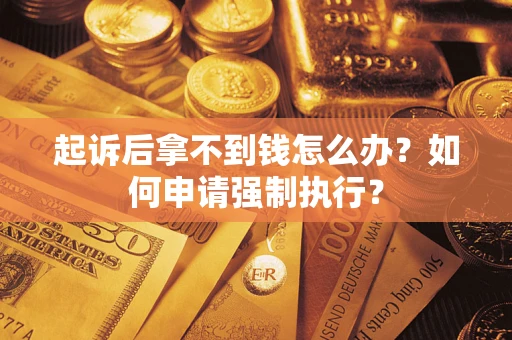 济南起诉后拿不到钱怎么办？如何申请强制执行？