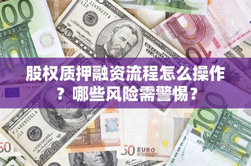 济南股权质押融资流程怎么操作？哪些风险需警惕？