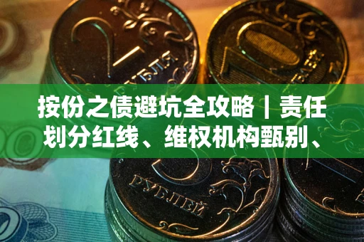 济南按份之债避坑全攻略｜责任划分红线、维权机构甄别、纠纷处理全流程拆解