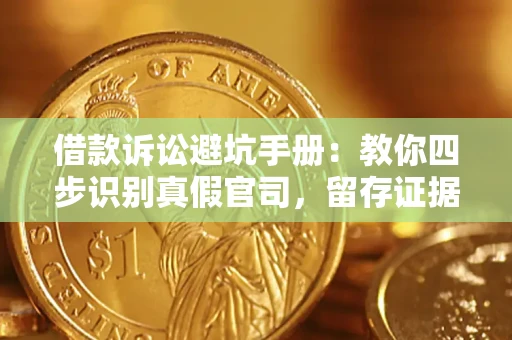 济南借款诉讼避坑手册：教你四步识别真假官司，留存证据不踩雷