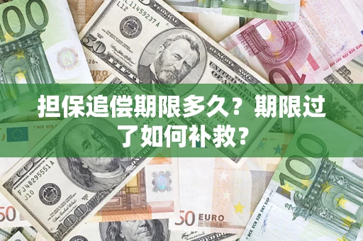 济南担保追偿期限多久？期限过了如何补救？