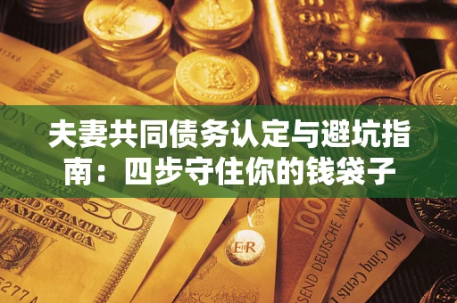 济南夫妻共同债务认定与避坑指南：四步守住你的钱袋子
