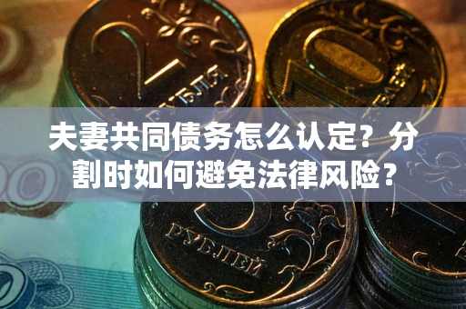 济南夫妻共同债务怎么认定？分割时如何避免法律风险？